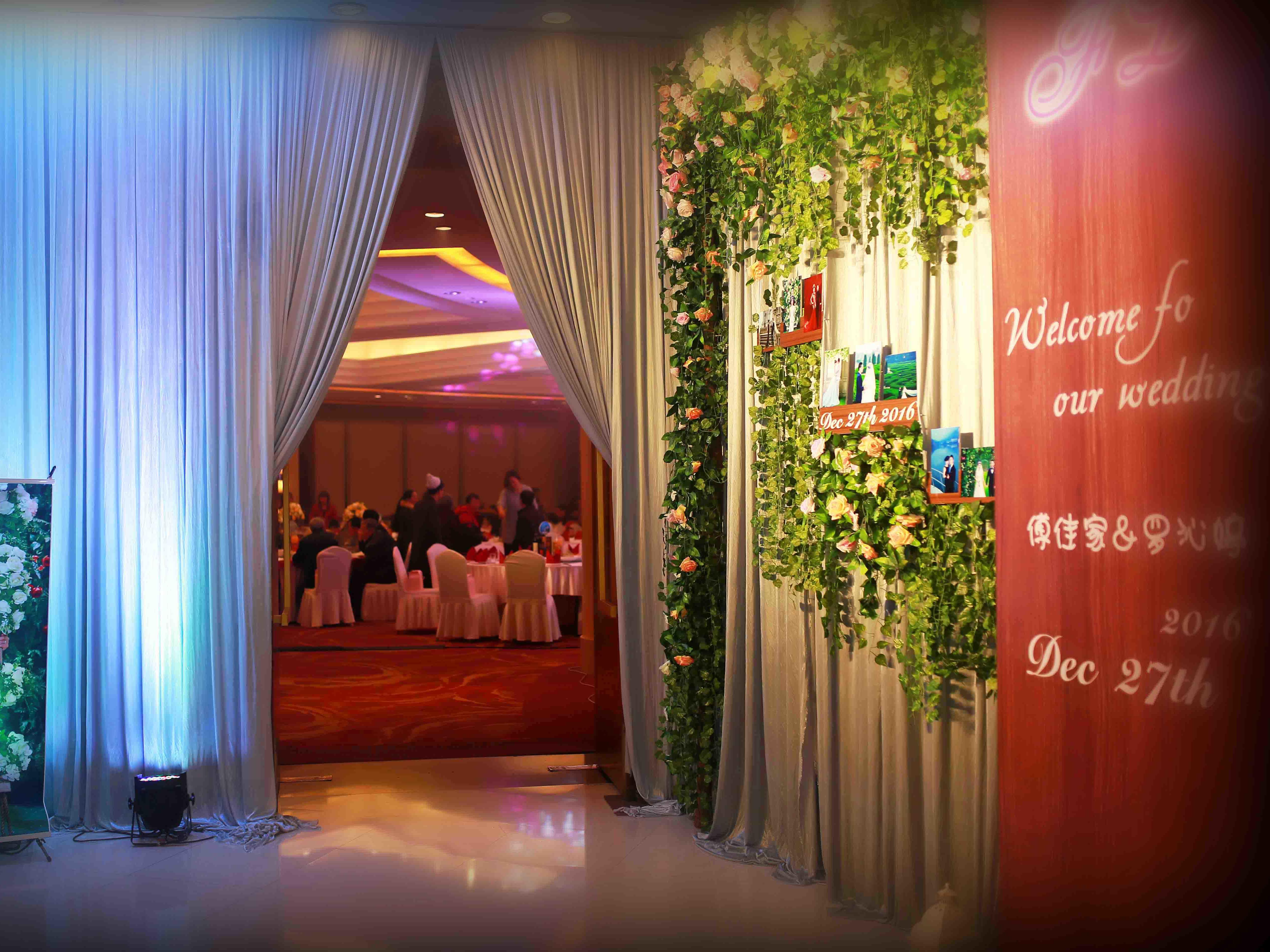 【太阳红婚礼会馆】小森系  清晰  植物婚礼