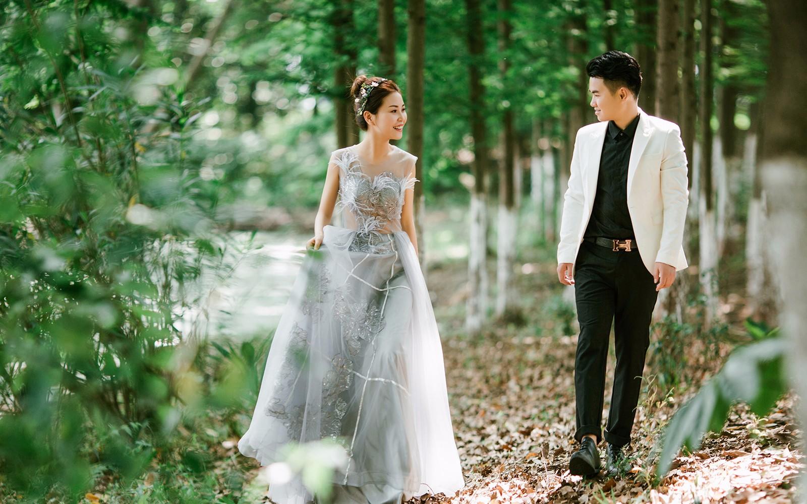 【唯恩摄影】一价全包森系工笔画致青春摄影婚纱照