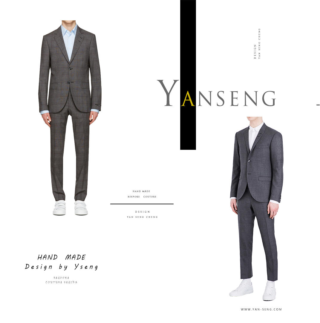 YANS/男士套西/进口入门羊毛面料/量身定制