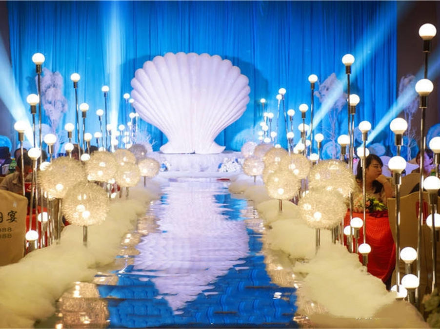  浪漫海洋风系列婚礼布置