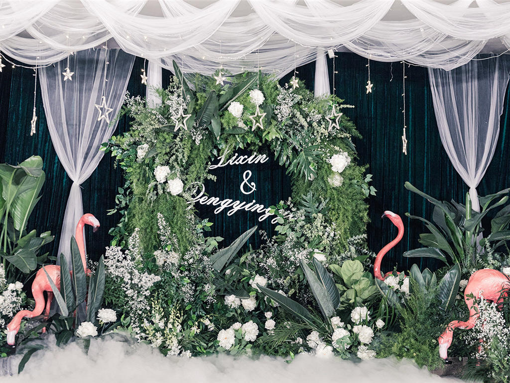 【梓塘·婚礼】火烈鸟式的爱情（送四大金刚）