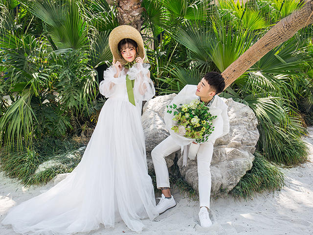 婚纱照退定金技巧_婚纱照风格(2)