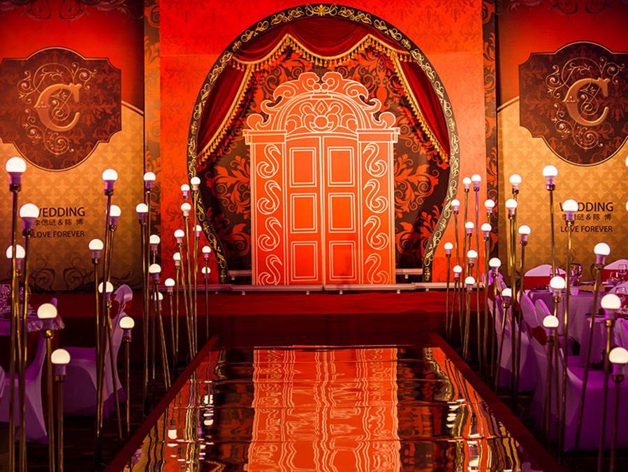 【抹茶婚礼】红黑复古欧式宫廷风婚礼