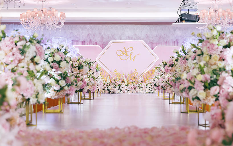 【天诺婚礼】香格里拉粉红色系公主风婚礼