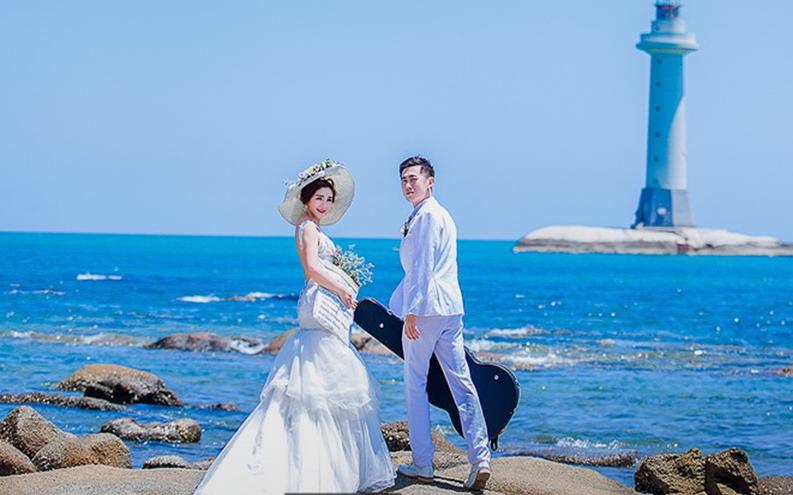 三亚酷拍婚纱摄影3天2晚分界洲岛9699婚纱套餐