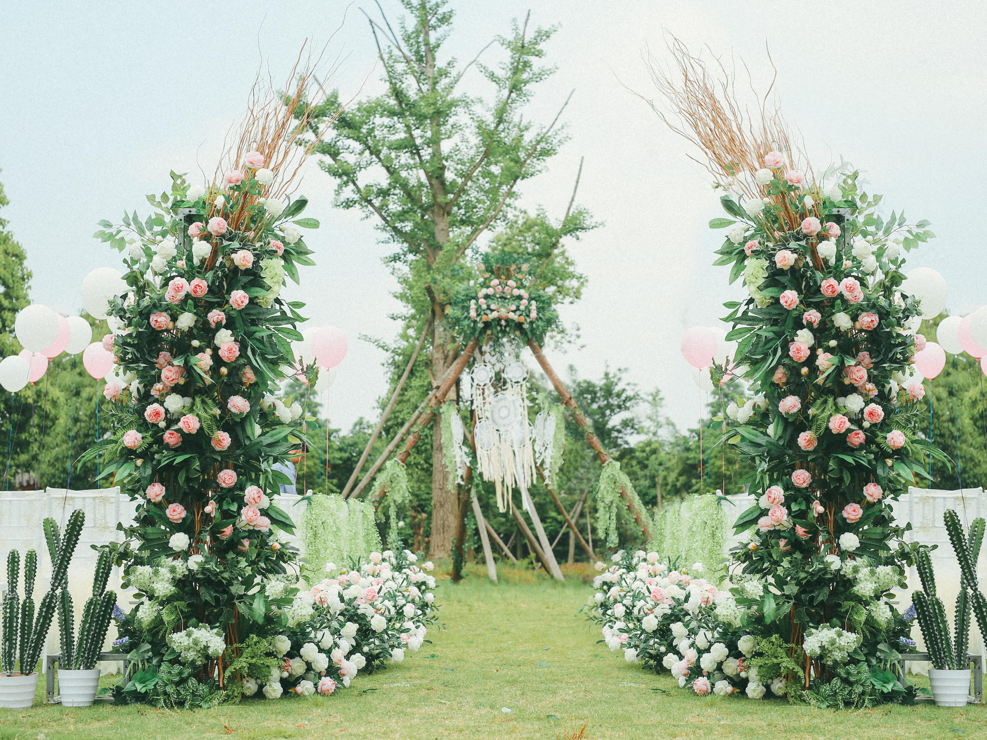 [铂琳婚礼]户外小清新布置