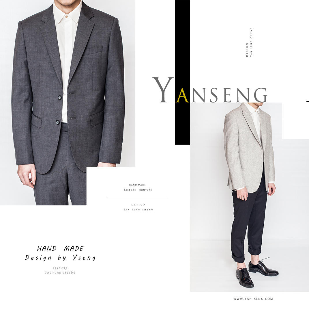 YANS/男士套西/高级羊毛面料/量身定制