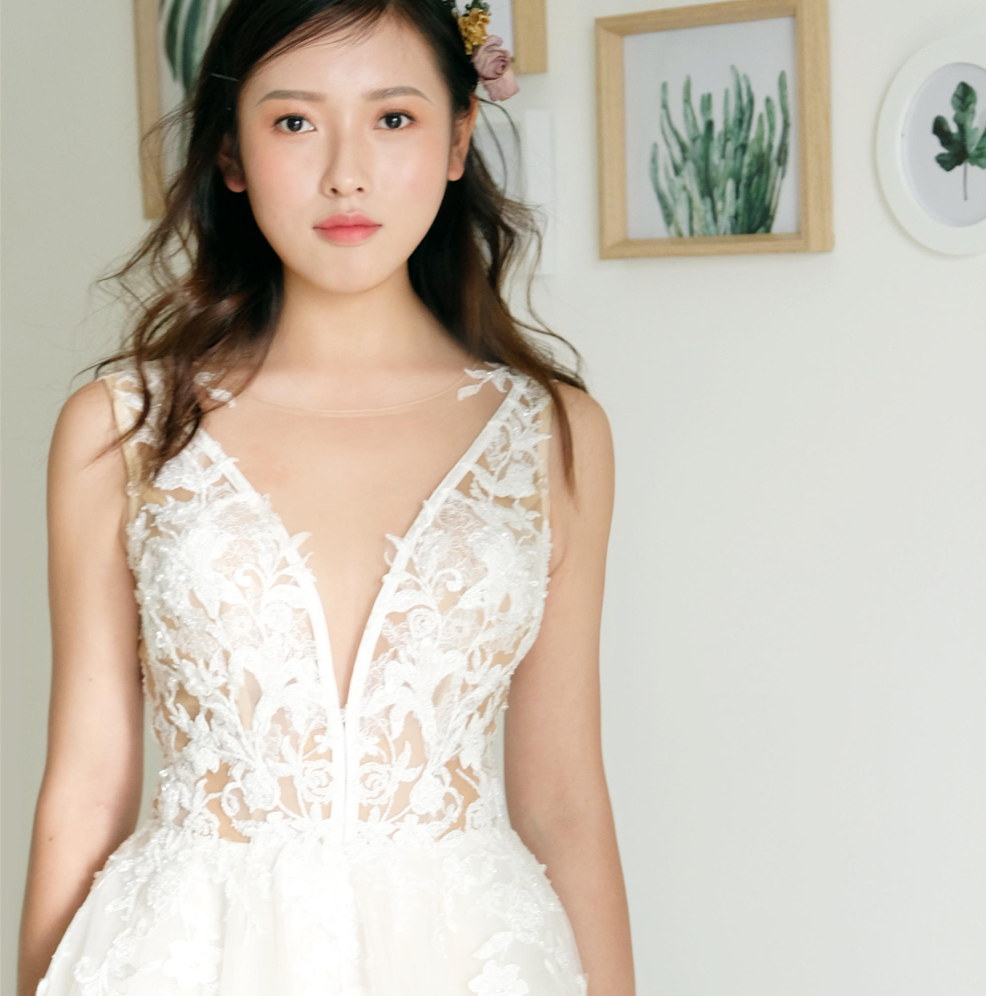 小雪新娘Monique Lhuillier婚紗