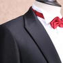 红领西服高级定制——黑色青果领单排扣礼服套装
