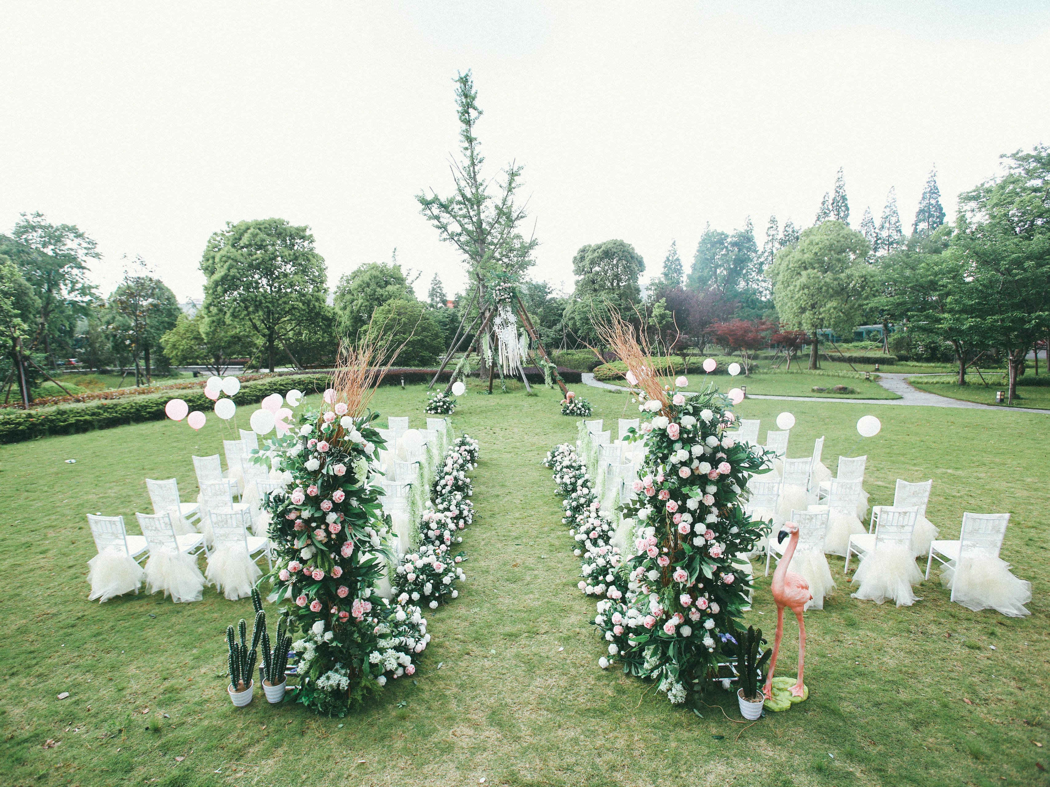 [铂琳婚礼]户外小清新布置