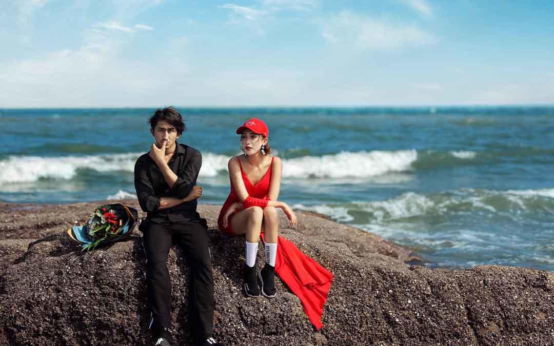 【时尚海岛婚纱照】团队升级+精修入册53张