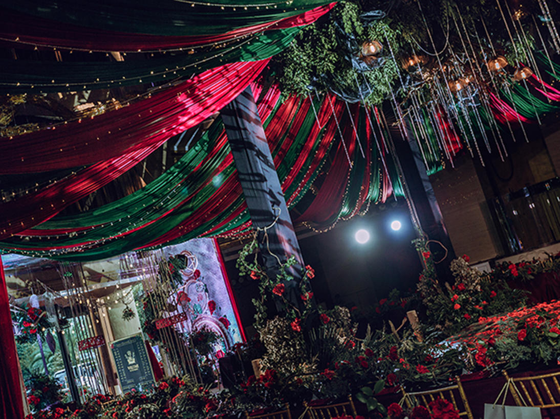 【佘山索菲特】撞色高定风/含四大金刚/创意定制