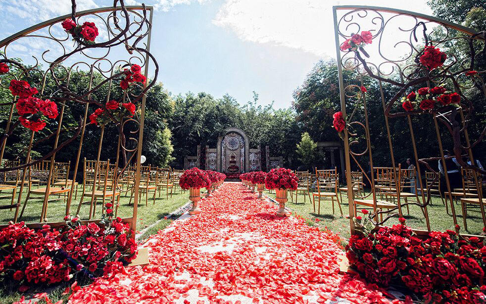 【VOWS】—转身|户外城堡婚礼，超多花艺组合