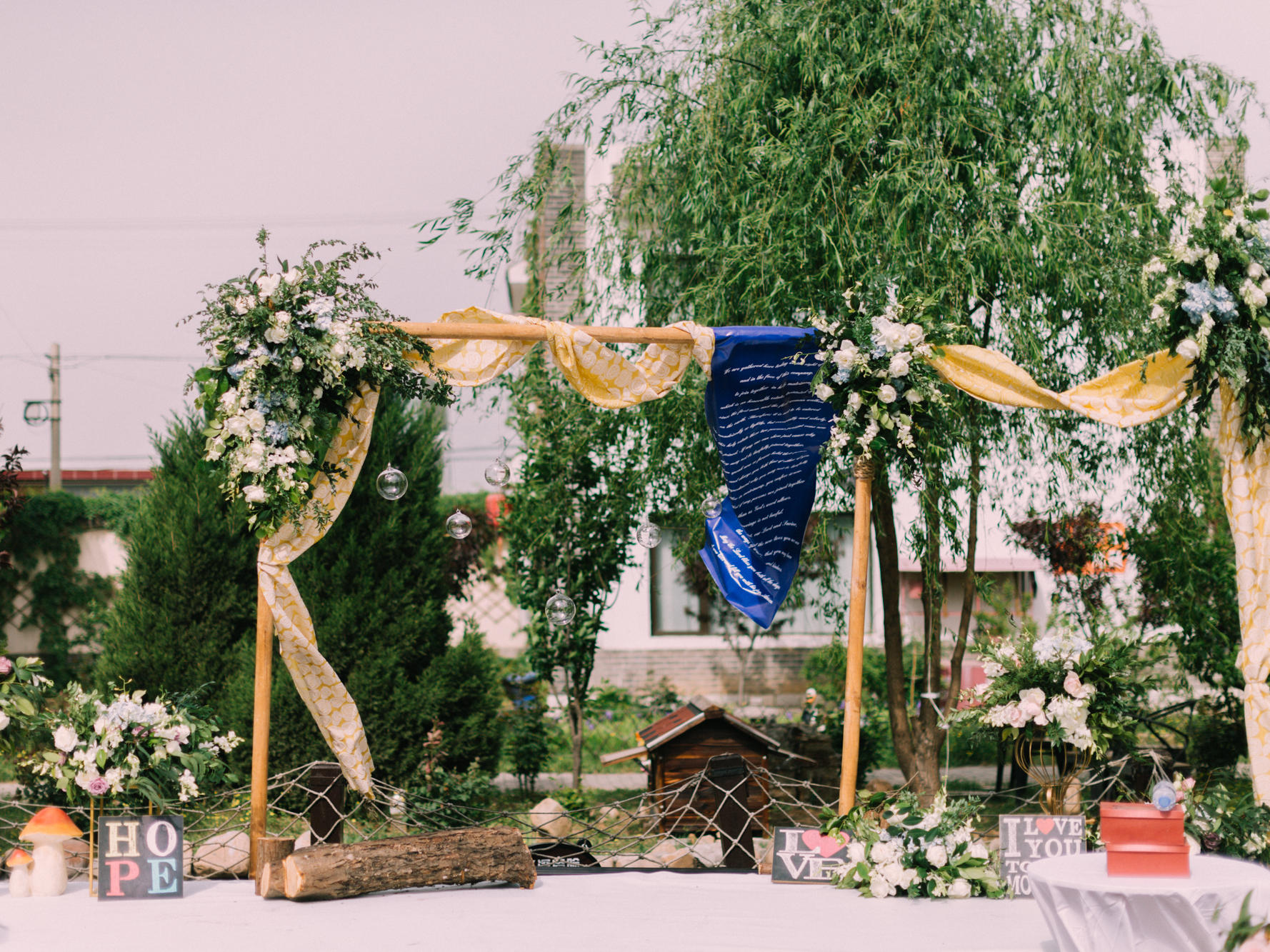 清新农庄户外花园婚礼~~