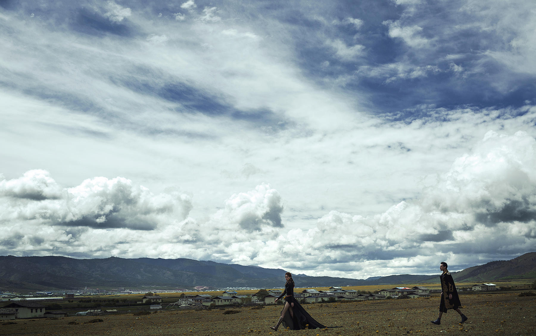 【川西旅拍】新都桥草原花海婚纱照套系景点不限制