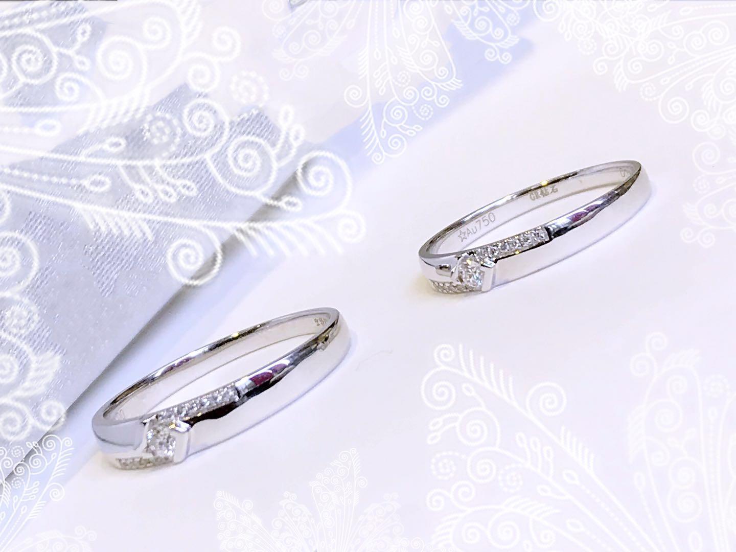 GR-互·爱系列钻石对戒 爱是相互的 交会的灵魂