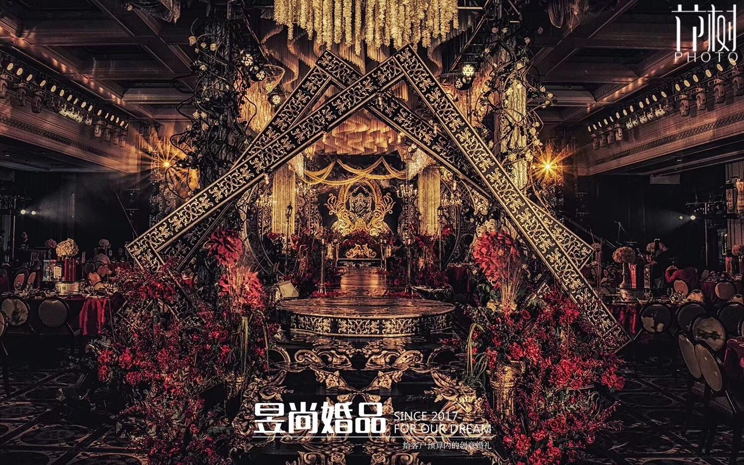 郑州昱尚婚品｜小预算欧式红金风