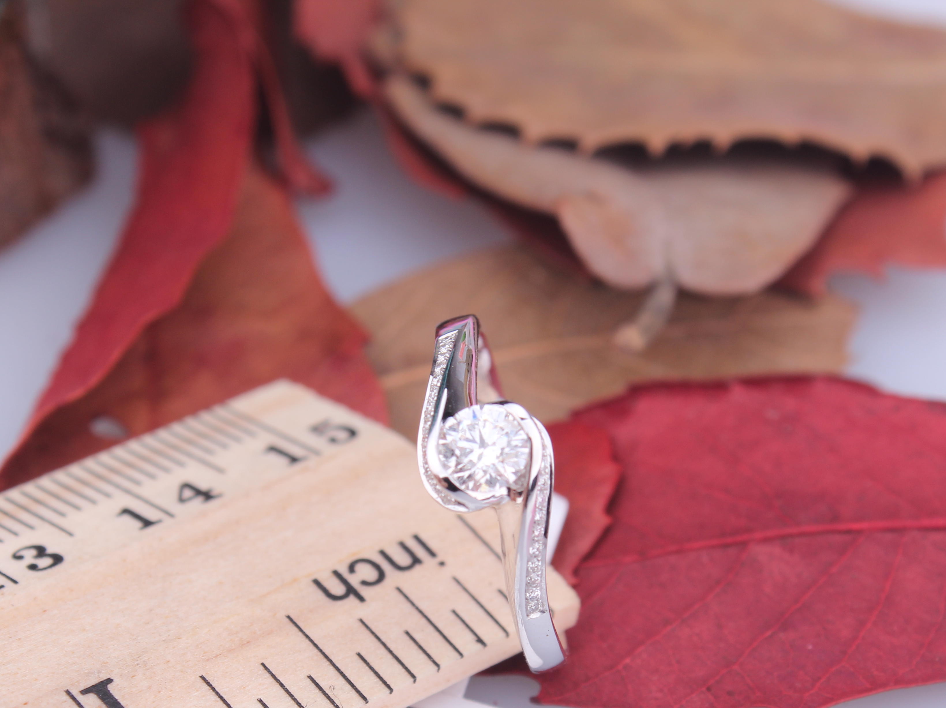 《无痕》女戒  罗兰钻石冬日完美定制之女戒