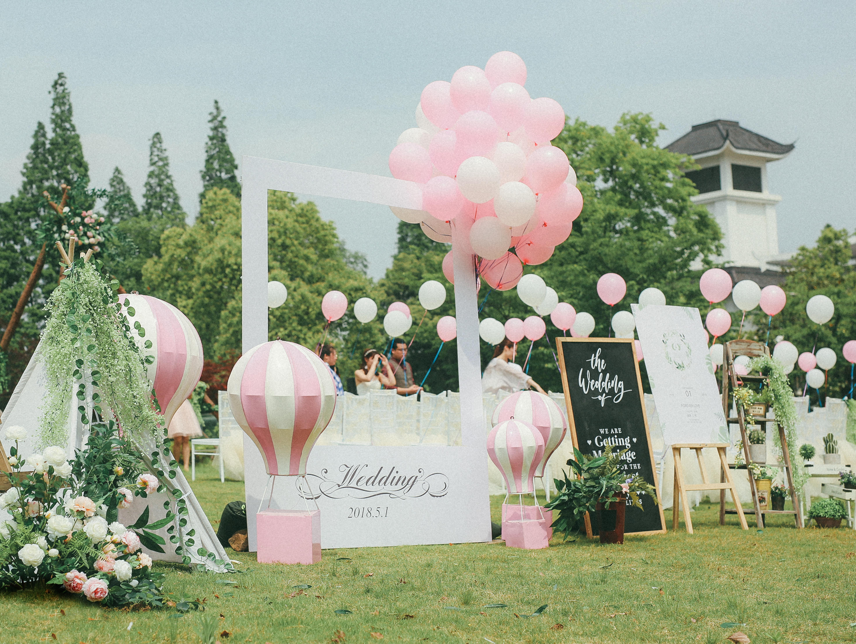 [铂琳婚礼]户外小清新布置