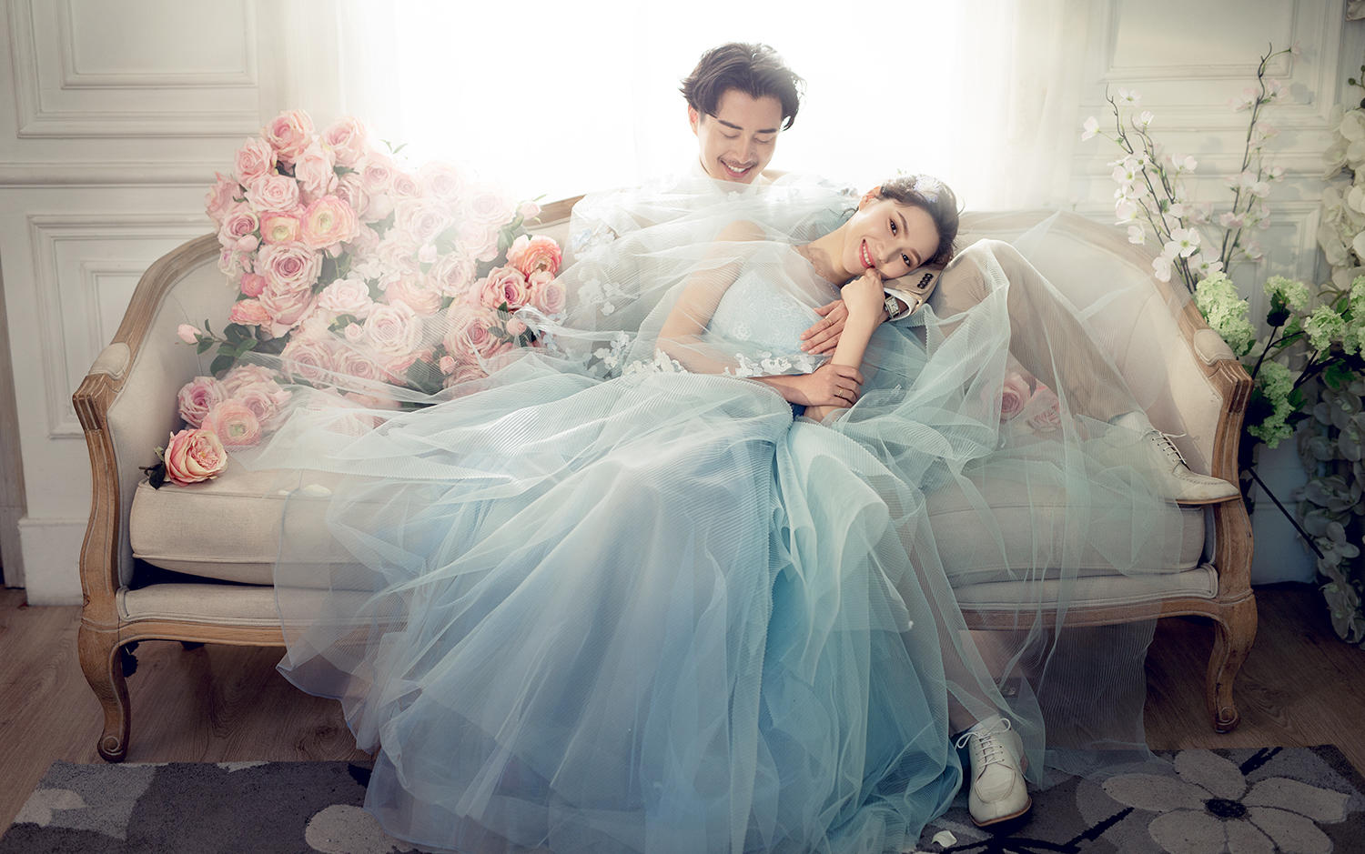 合肥【圣托里尼】主題 希臘建筑浪漫婚紗照