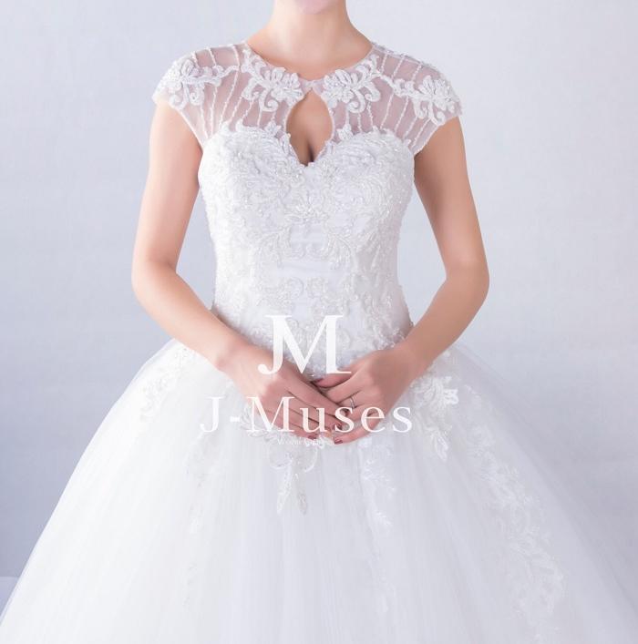 美背款公主齐地款出门纱外景纱 送伴娘服送口红