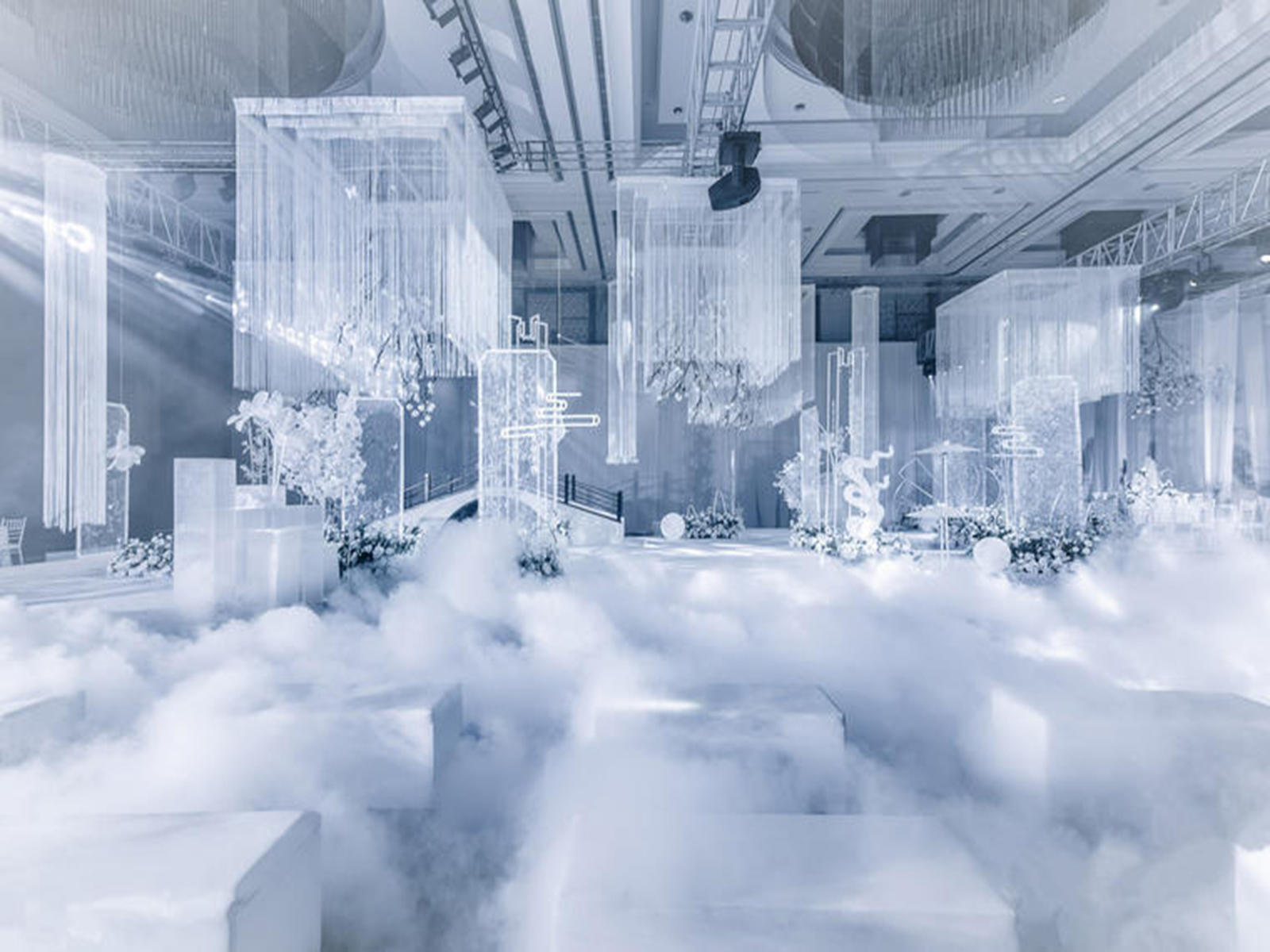 银灰色轻奢婚礼~纯色时光