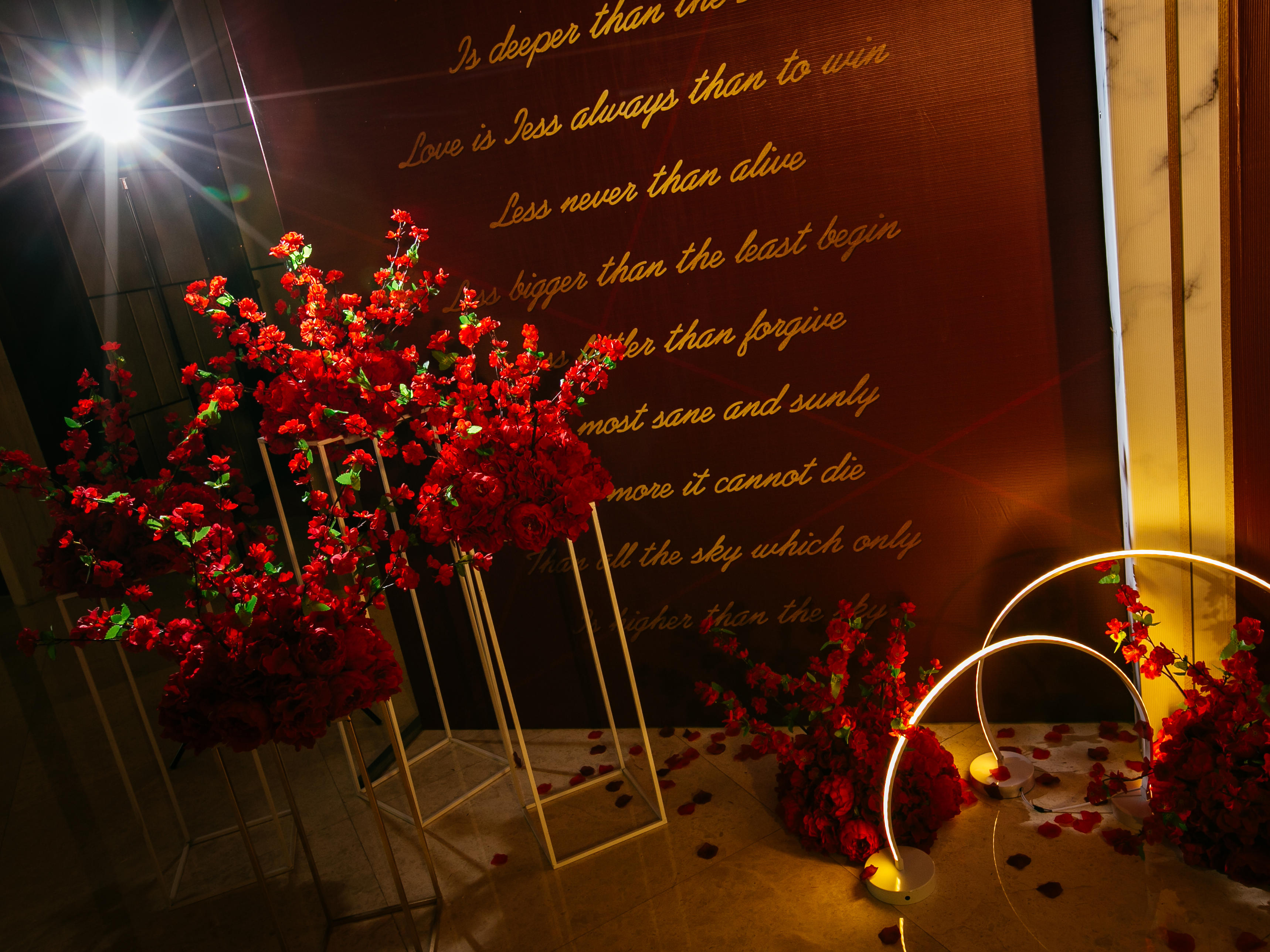 「龙凤天合婚礼」海中洲海天厅红色大理石风格主题婚