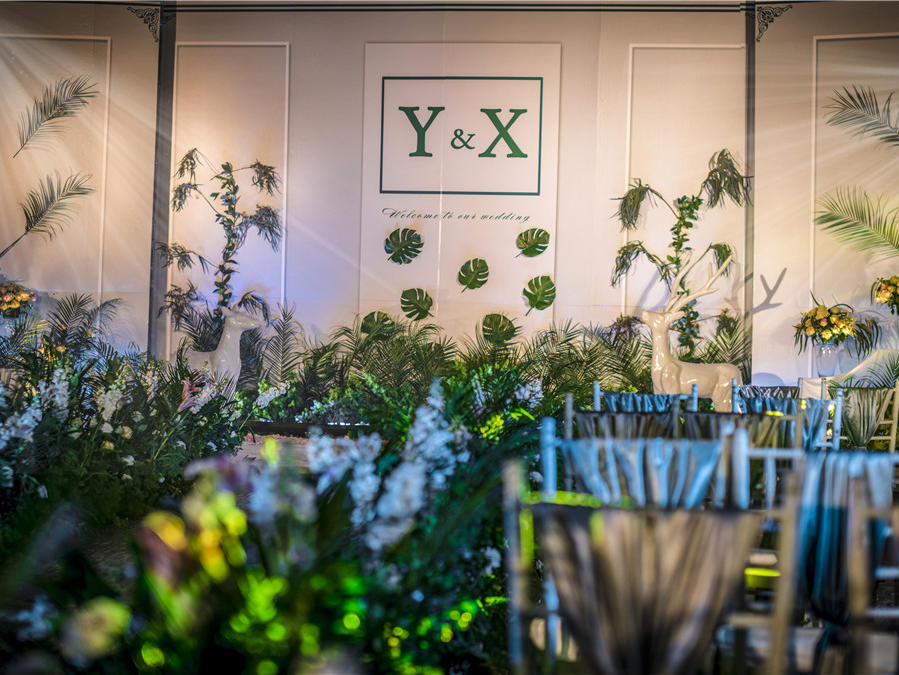 【造梦主义婚礼】  白绿 小森系  清新风格 