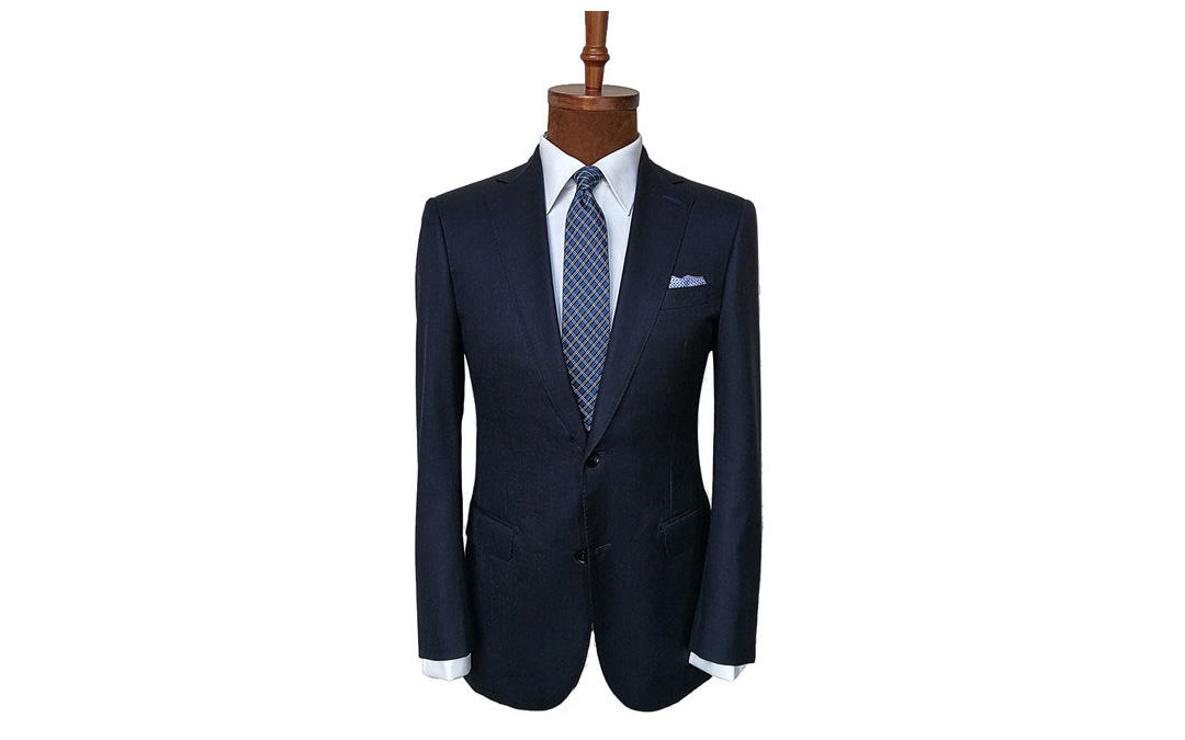 【意森订制】深蓝色经典商务西服套装