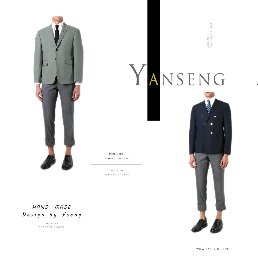 YANS/男士套西/进口入门羊毛面料/量身定制