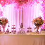 『Dashing Cake』紫色花系婚礼甜品台