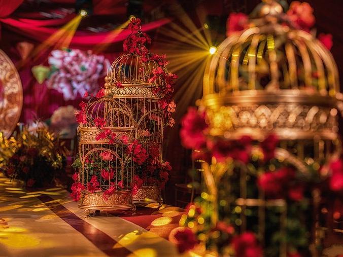 【十里红妆】17年大热 中式镜面T台超炫灯光布景