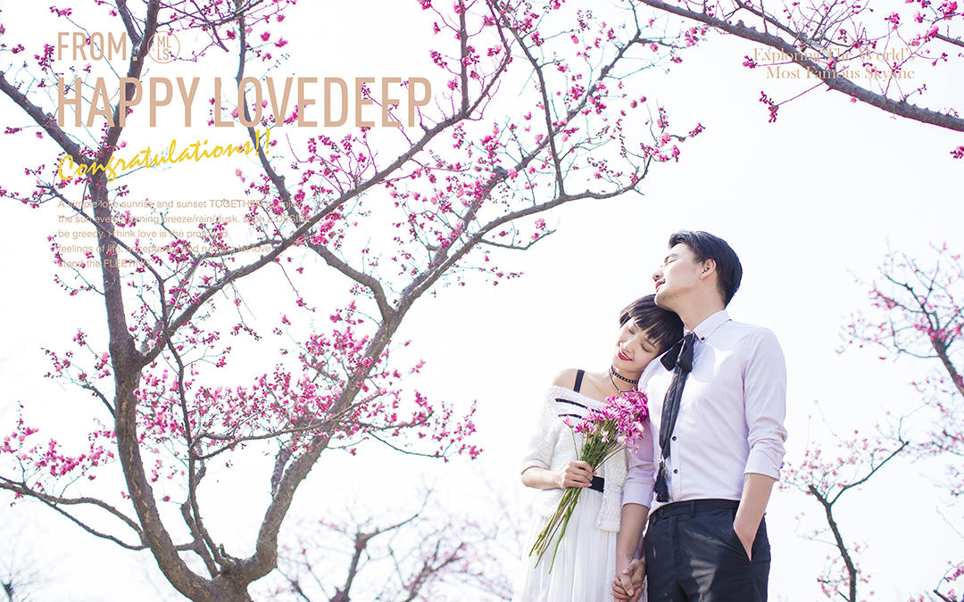 唯愛(ài)婚紗【店長(zhǎng)推薦】唯美韓式系拍攝8服8造零消費(fèi)