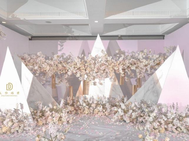 【大雅婚礼】粉色香槟金唯美小清新-暖风