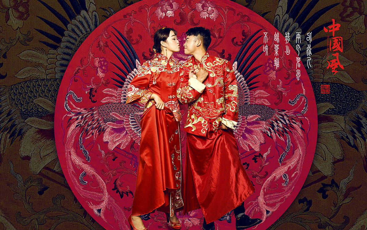 【客片记忆·时尚中国】深圳巴黎春天中式婚纱照