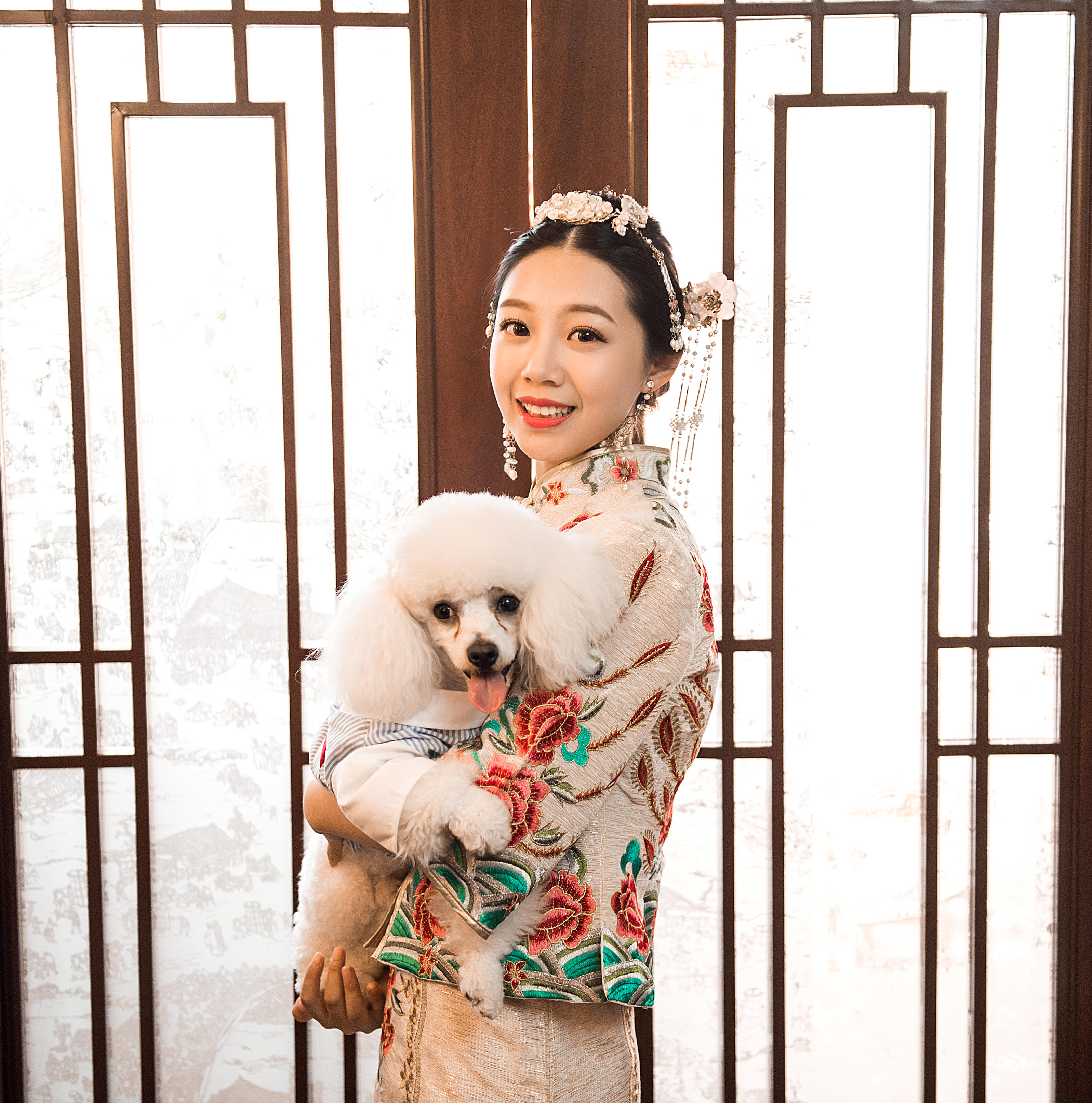 【手工中式单品】简约、清新秀禾服