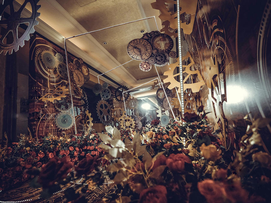 红黑金奢华婚礼 | 年轮