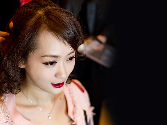 ALICE国际新娘馆婚礼答谢妆，到店化妆