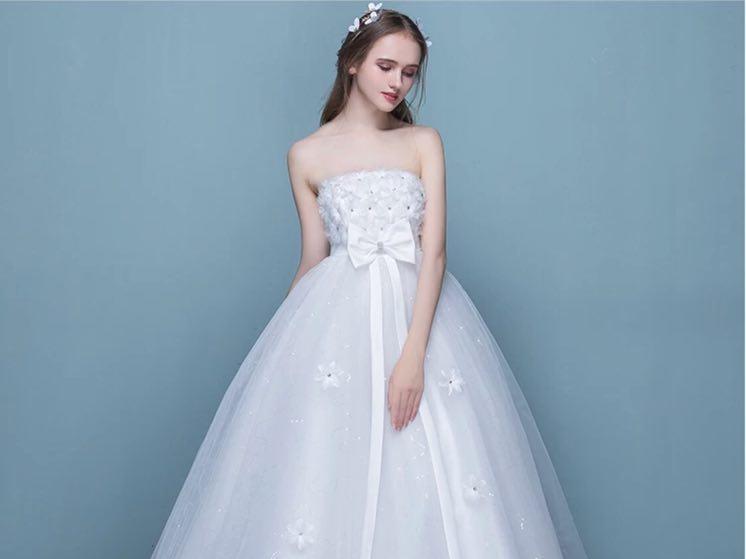 ℳ 艺术系列 皎洁 件婚纱+2件礼服