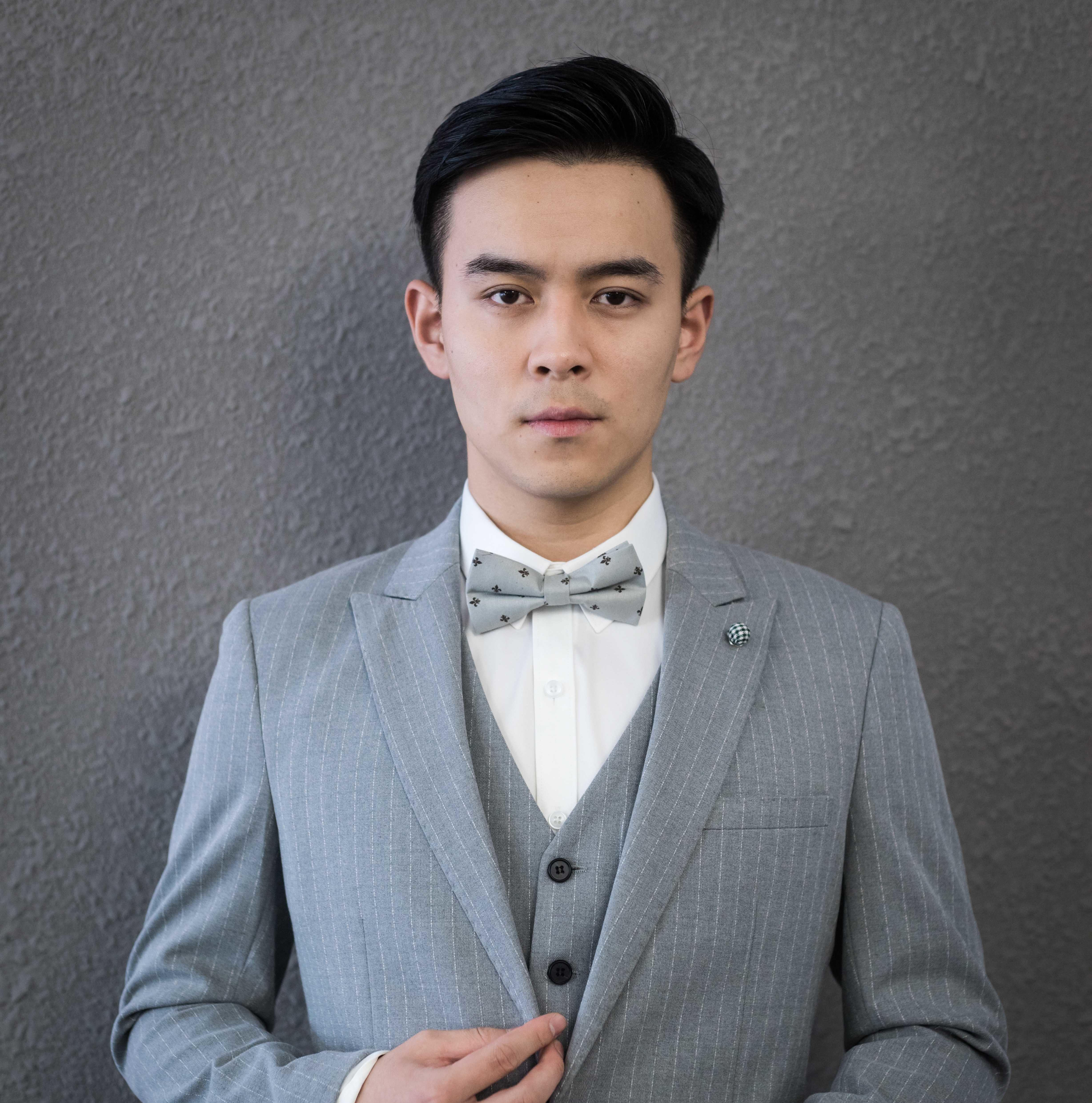 超高性价比西装三件套  结婚年会司仪主持西装