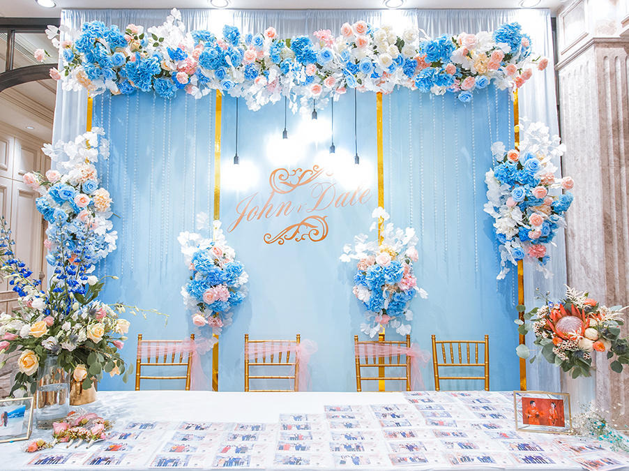 【初心】 蓝色梦幻小清新婚礼定制