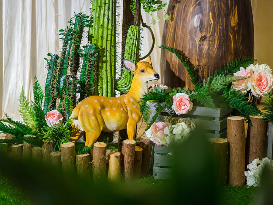 【臻·晴婚礼】香槟色小清新温馨婚礼（含四大金刚）