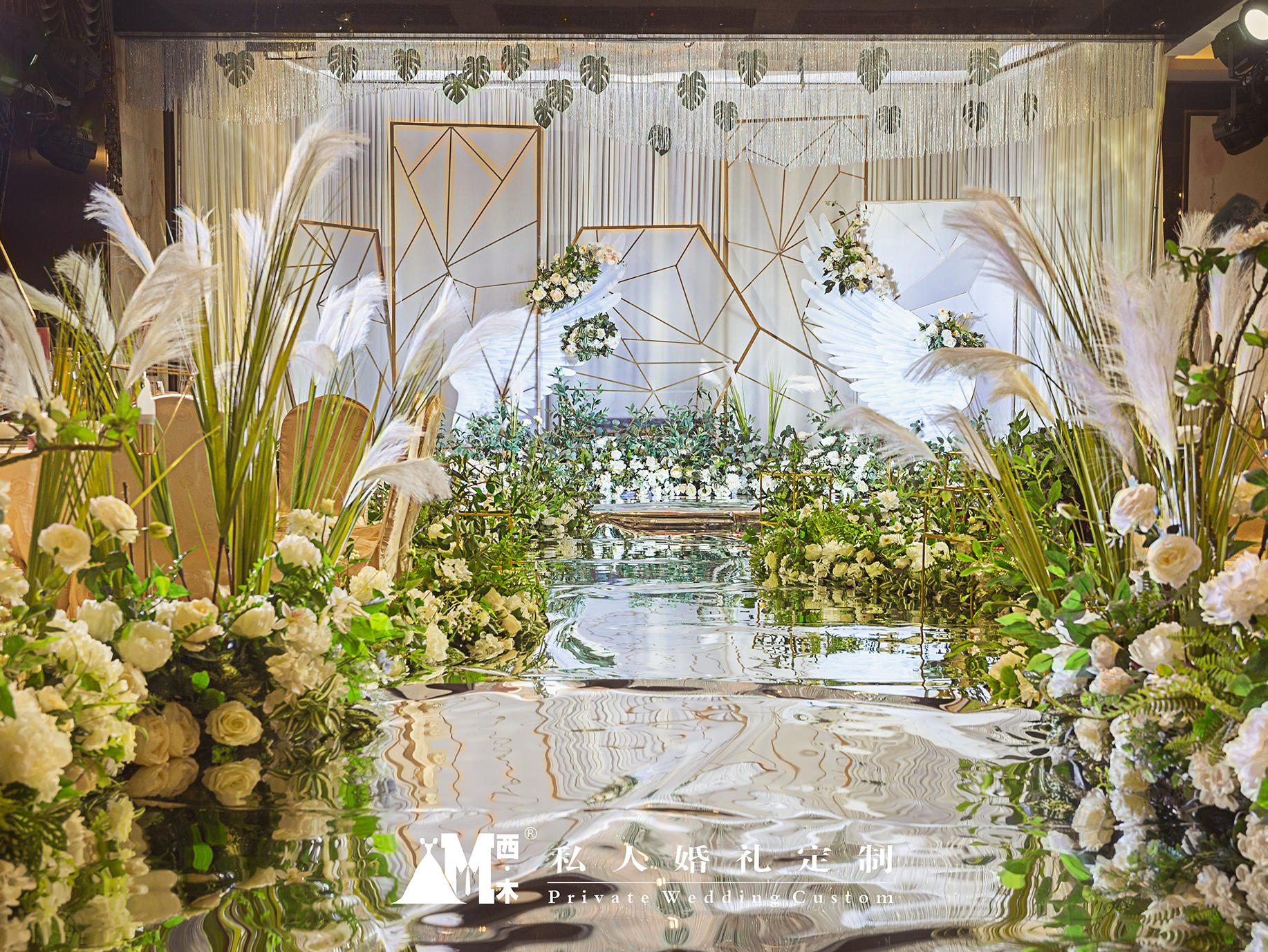 #浏阳西木私人婚礼定制小清新五福临门#