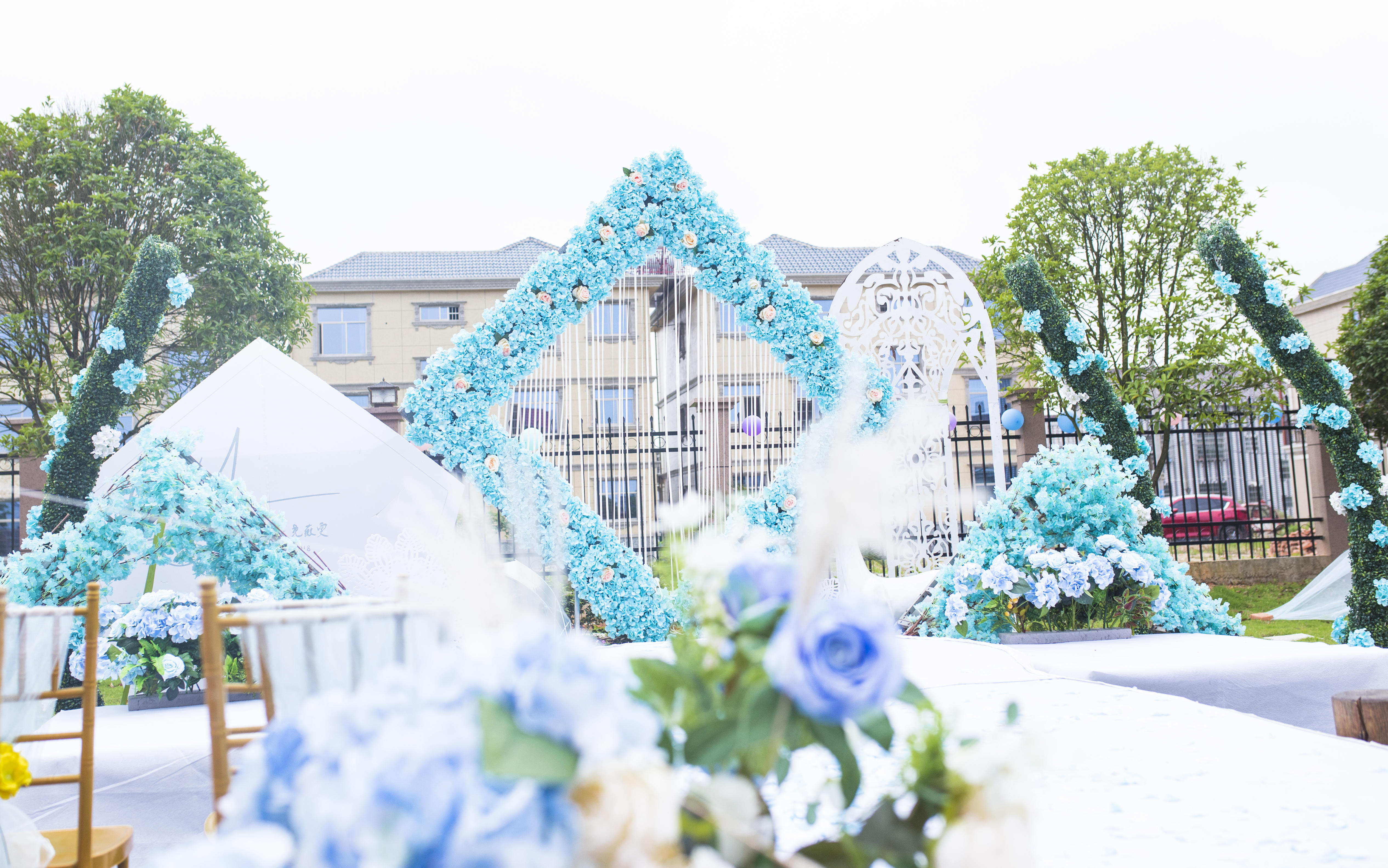 农村庭院-高颜值户外婚礼，看了你也会心动