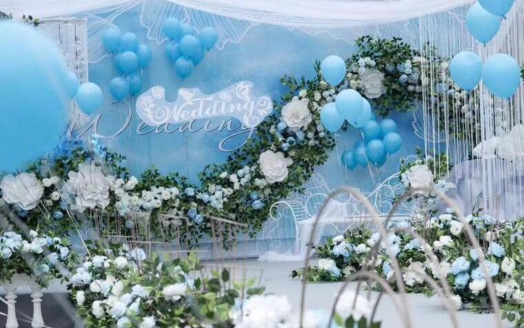 户外婚礼天空蓝简约时尚系列