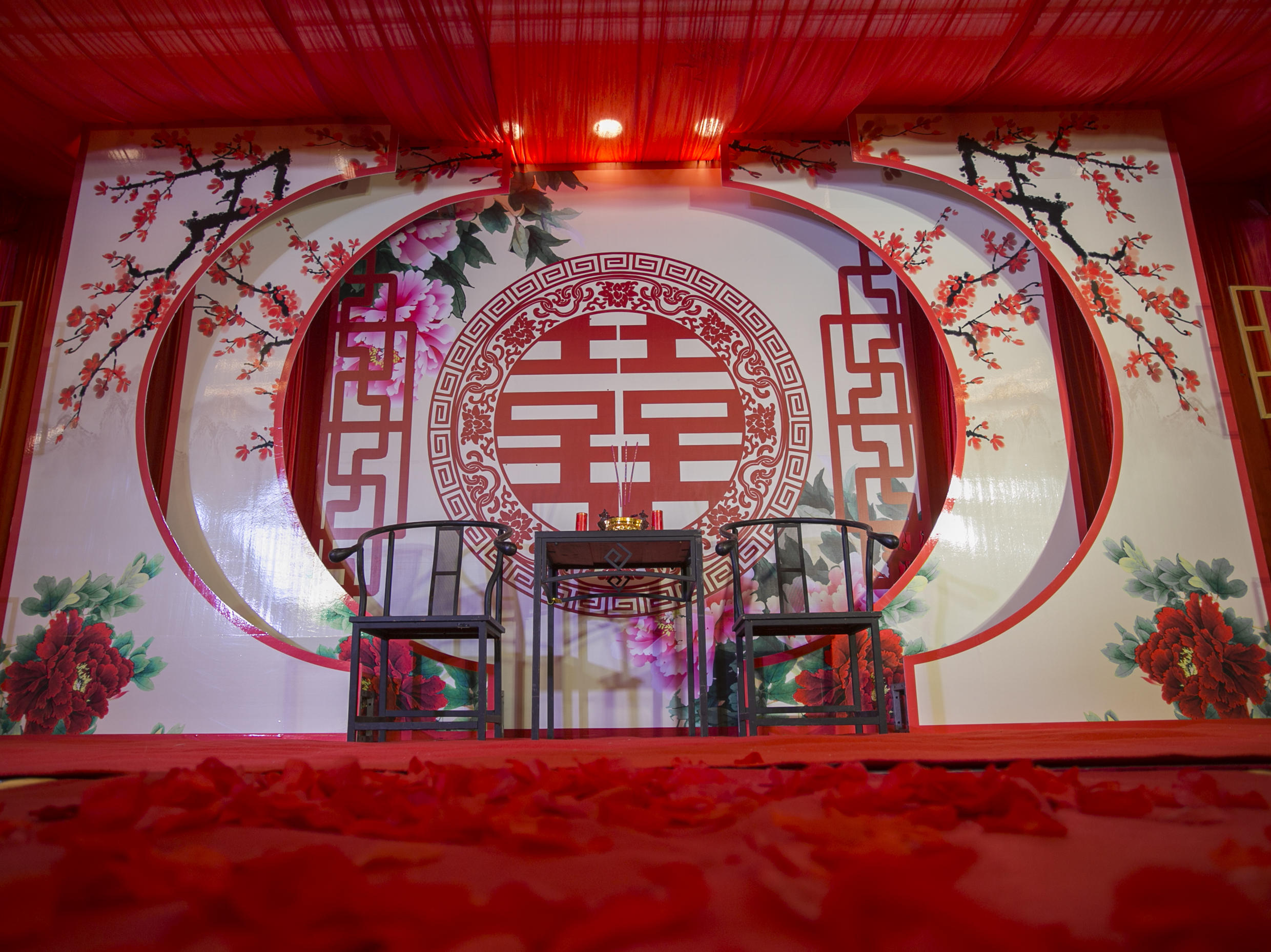 新中式婚礼 中式全套道具 四大金刚全包