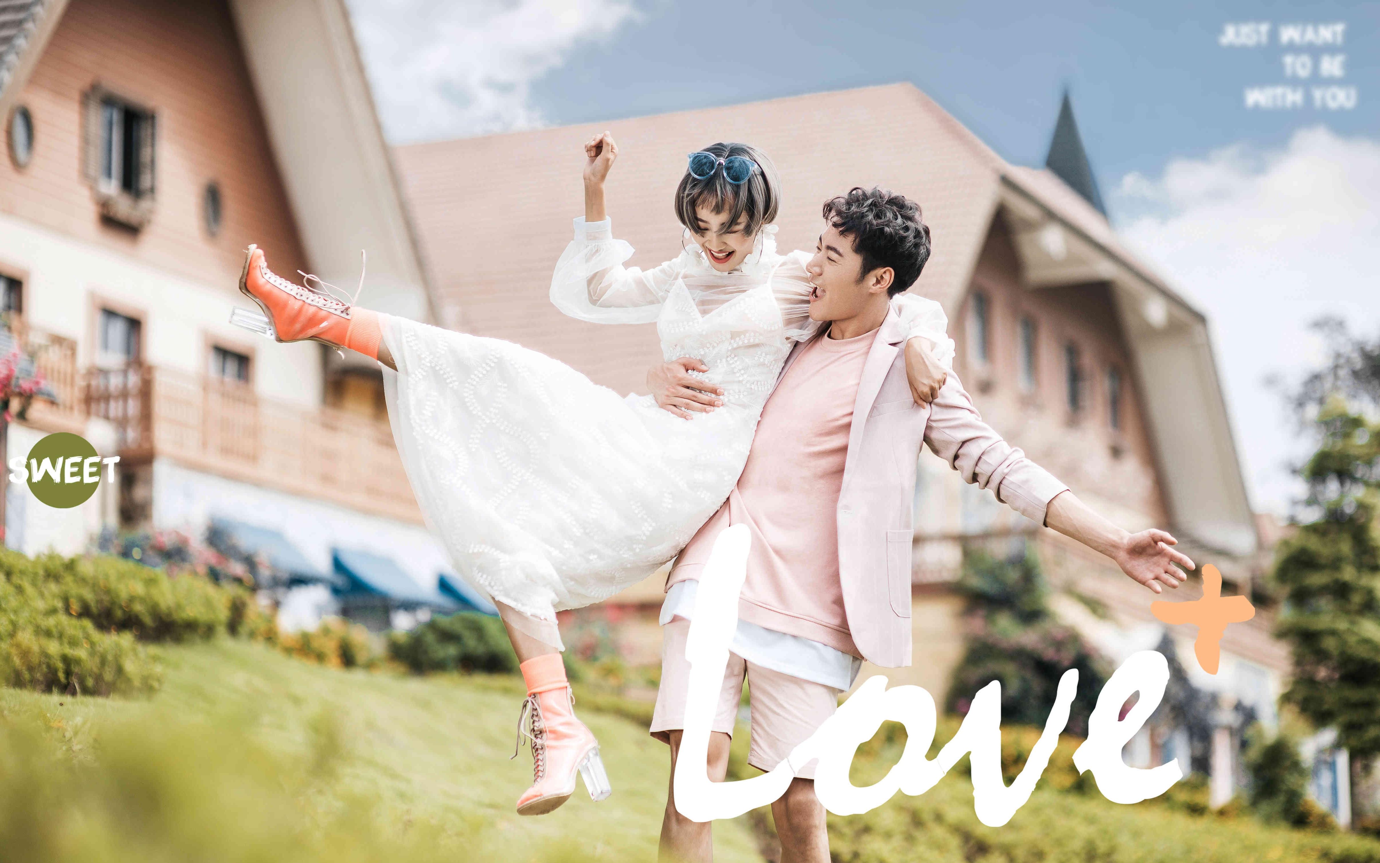 夏日清新内外景不限5对1服务订单送全新婚纱