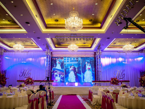 天津幸福坐标婚礼会馆--大屏奢华套系