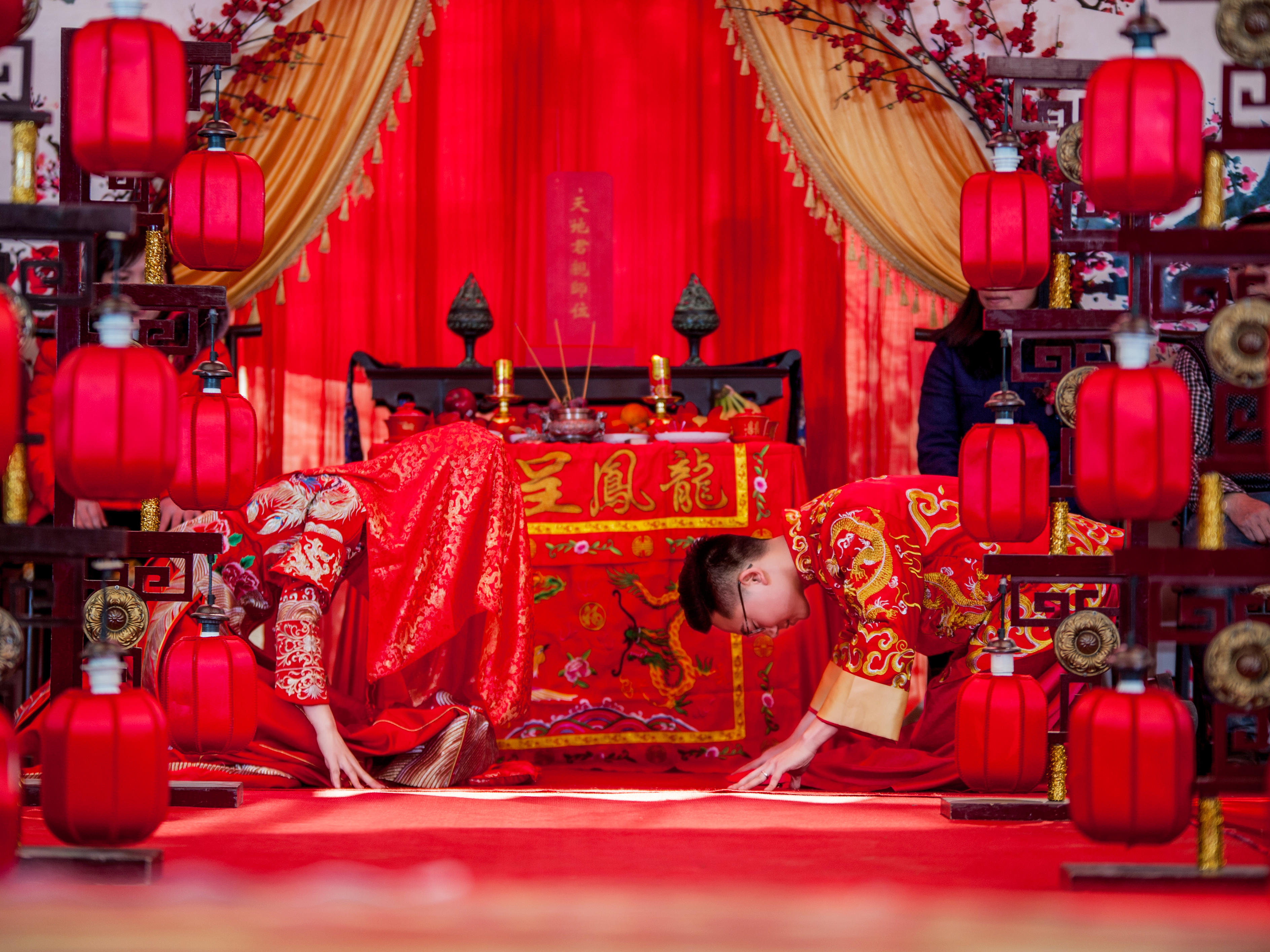 办一场自家小院儿的中式婚礼