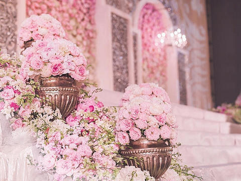 《云端花园》粉色主题婚礼 